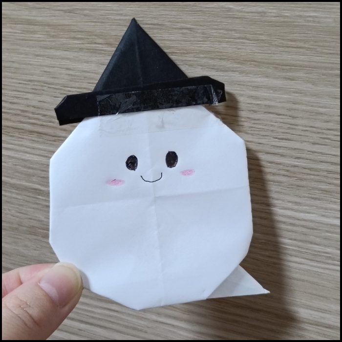 おばけの折り紙写真