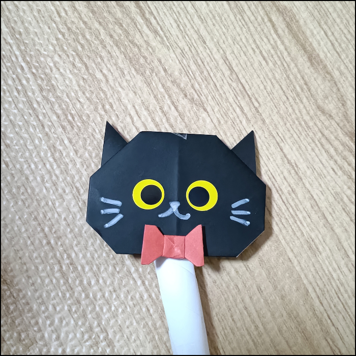くろねこの折り紙写真