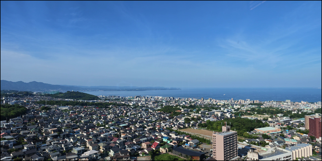 星館ビュッフェ会場からの景色